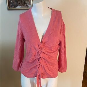 Banana Republic Pink Silk Cashmere Top